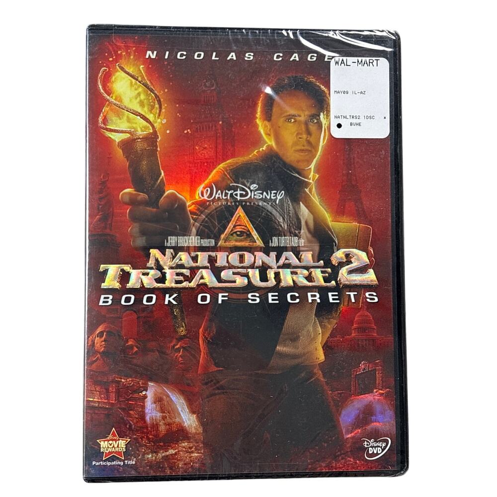 National Treasure 2 Book of Secrets Disney DVD Sealed New Nicholas cage movie